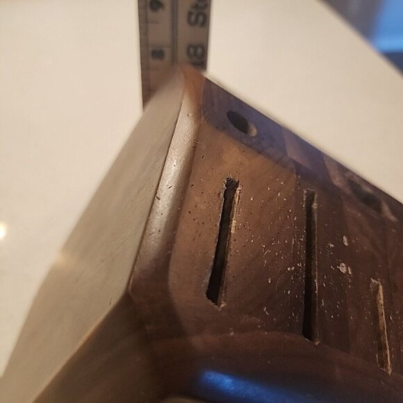 Cangshan Knife Block - 16 Slot Acacia Wood - Knife BLOCK ONLY - Picture 7 of 8
